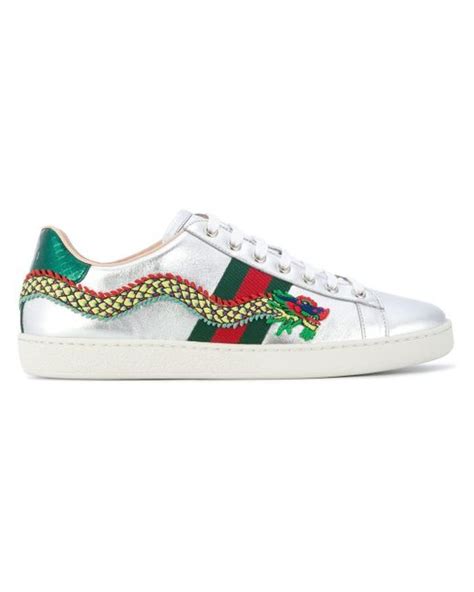 Buy Gucci Ace Embroidered 'Dragon' .